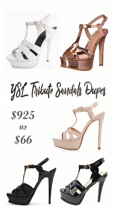 replica ysl heels|ysl tribute sandal dupe.